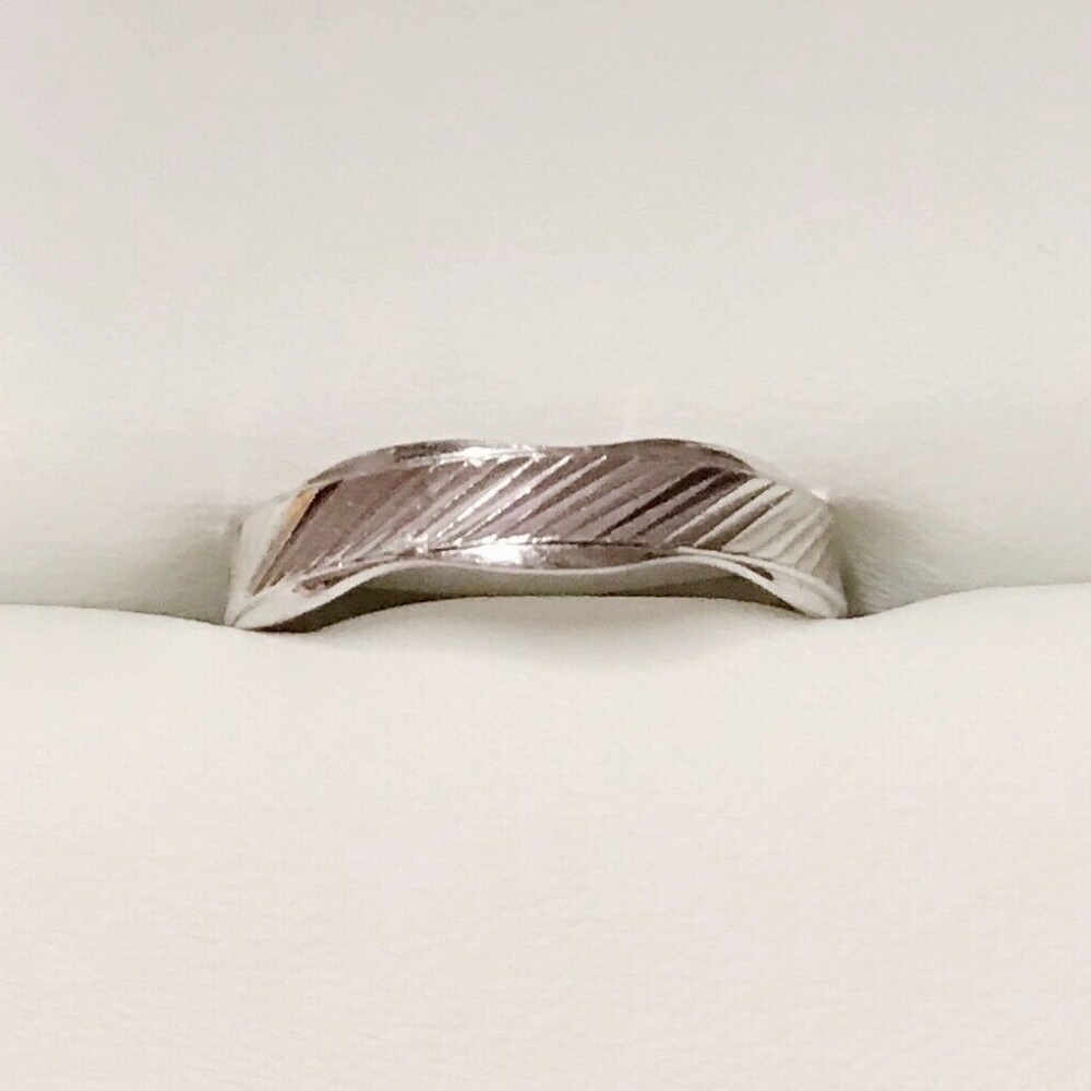 Authentic TSL Women Solid Platinum PT 950 Ring 5